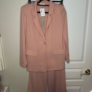 NWT pink suit
